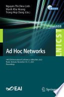 Ad Hoc Networks, 14th EAI International Conference, AdHocNets 2023, Hanoi, Vietnam, November 10–11, 2023, Proceedings