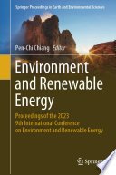 Environment and Renewable Energy, Proceedings of the 2023 9th International Conference on Environment and Renewable Energy