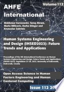 Human Systems Engineering and Design (IHSED2023): Future Trends and Applications