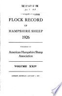 Flock Record of Hampshire Sheep