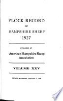 Flock Record of Hampshire Sheep