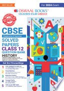 Oswaal CBSE Chapterwise Solved Papers 2023-2014 History Class 12th (2024 Exam)